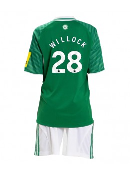 Newcastle United Joe Willock #28 Replika Borta Kläder Barn 2025-26 Kortärmad (+ byxor)